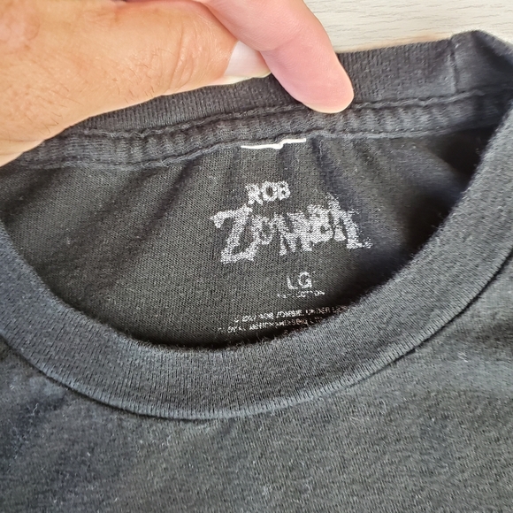 Rob Zombie Freaks on Parade Glow in Dark Concert Shirt sz Large - Picture 4 of 9